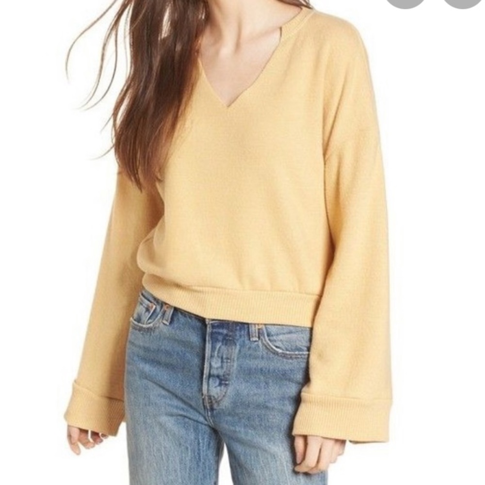 PST by Project Social Nordstrom Yellow Sweater